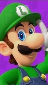 ai character: Super Luigi u. background