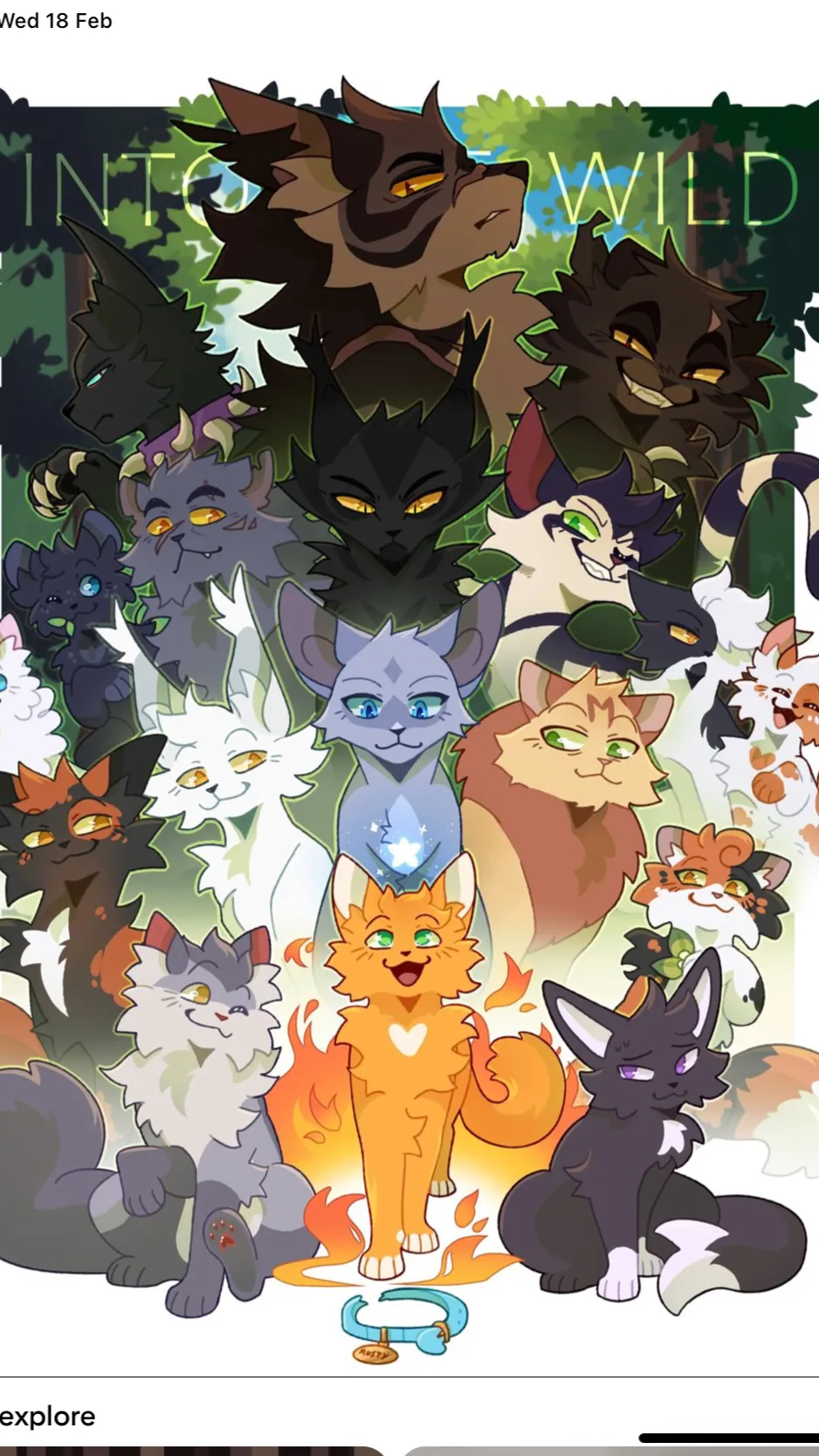 ai character: Warrior cats background