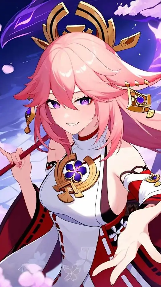 ai character: yae miko background