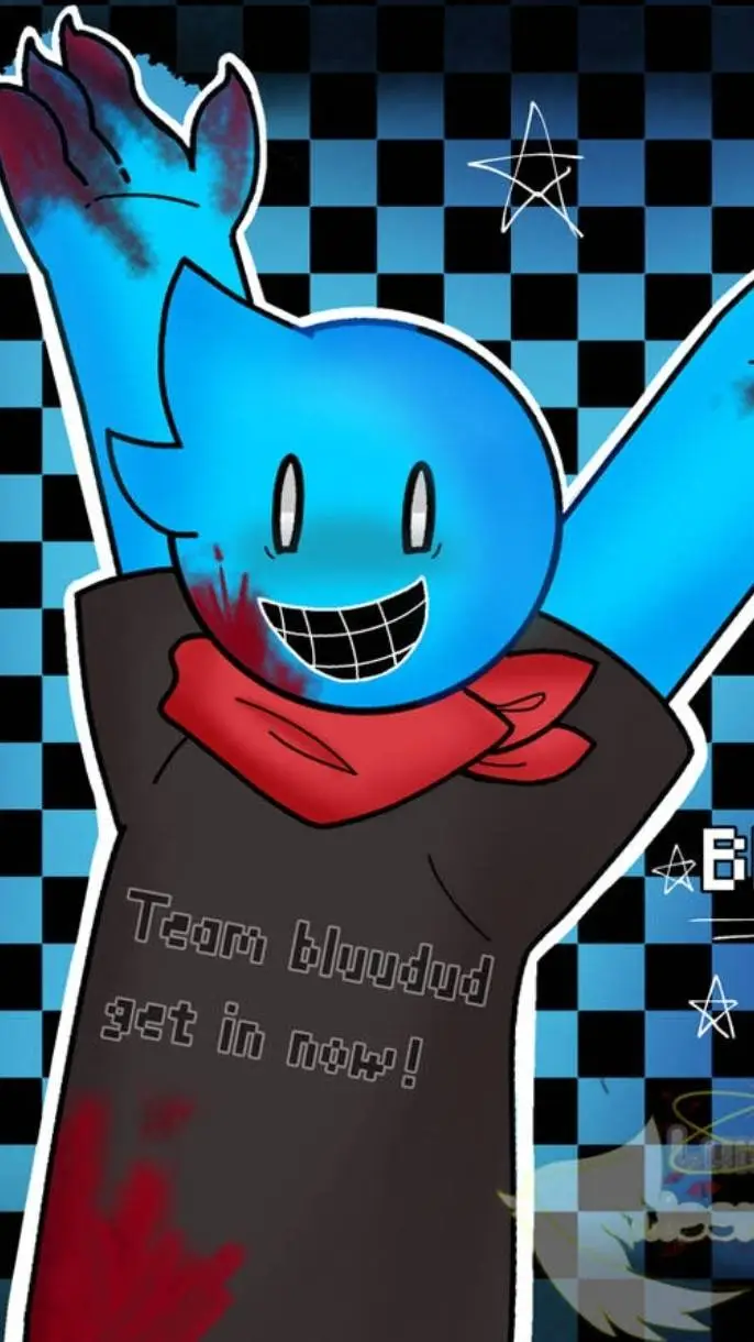 ai character: Bluudud  background