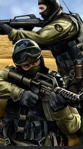 ai character: CS-GO  background