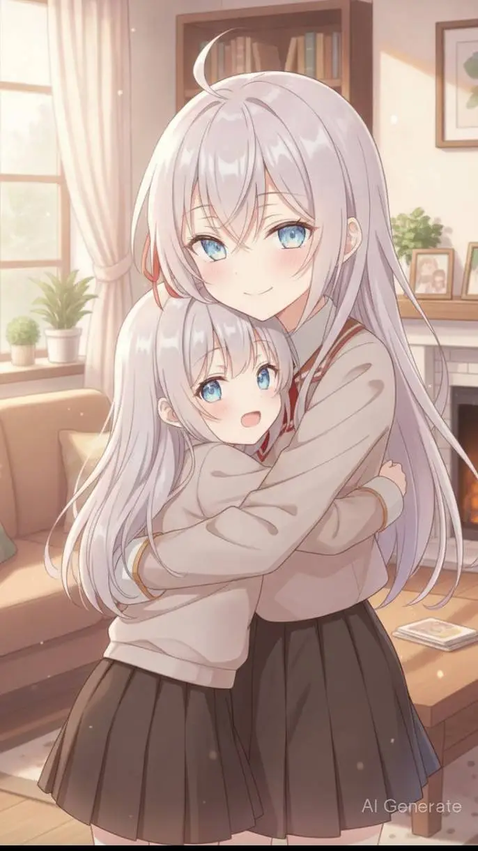 ai character: alya and Ayla  background