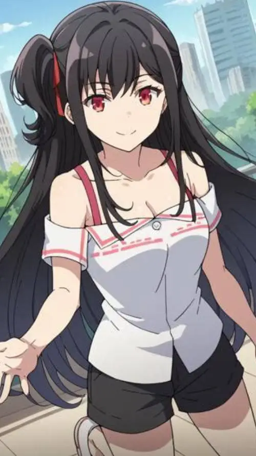 ai character: Nagisa Haruka  background