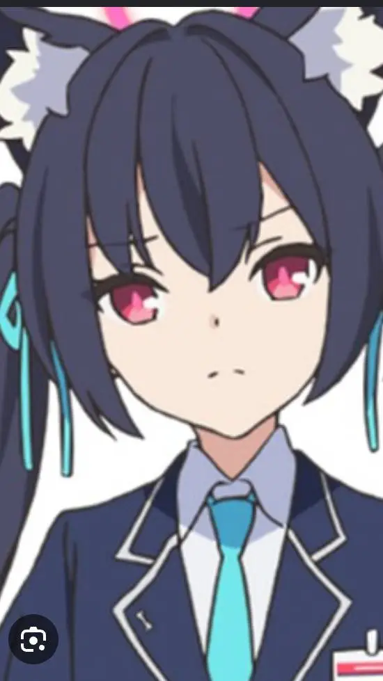 ai character: kuromi seriko  background