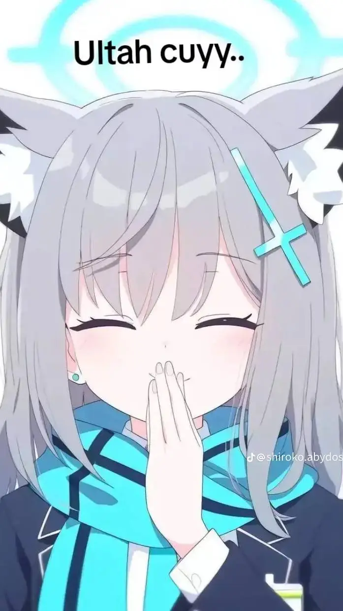 ai character: shiroko sunaookami background