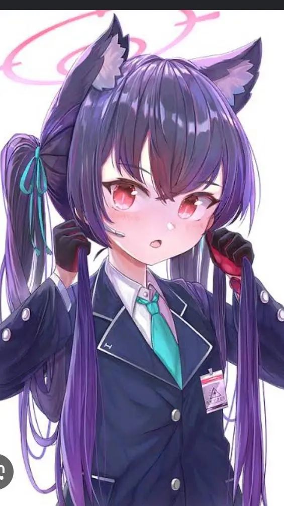 ai character: Serika kuromi  background