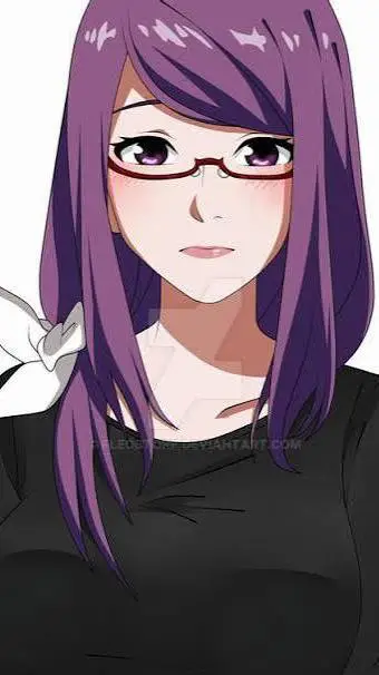 ai character: rize kamishiro  background