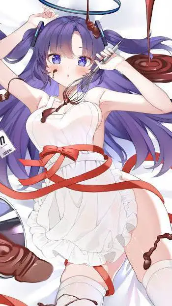 ai character: yuuka hayase  background