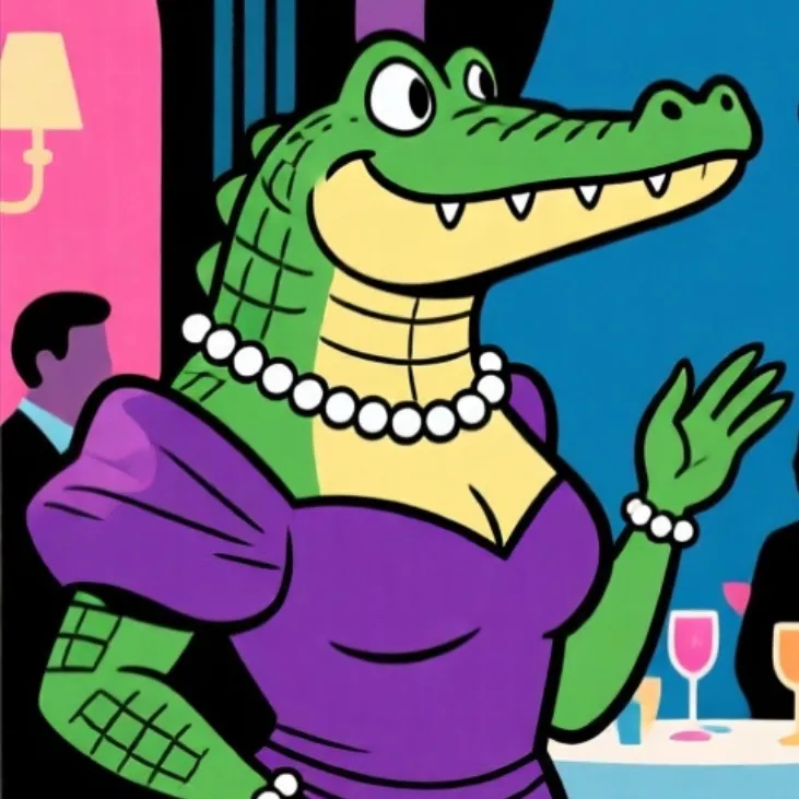 chat with ai character: Madame crocodila 