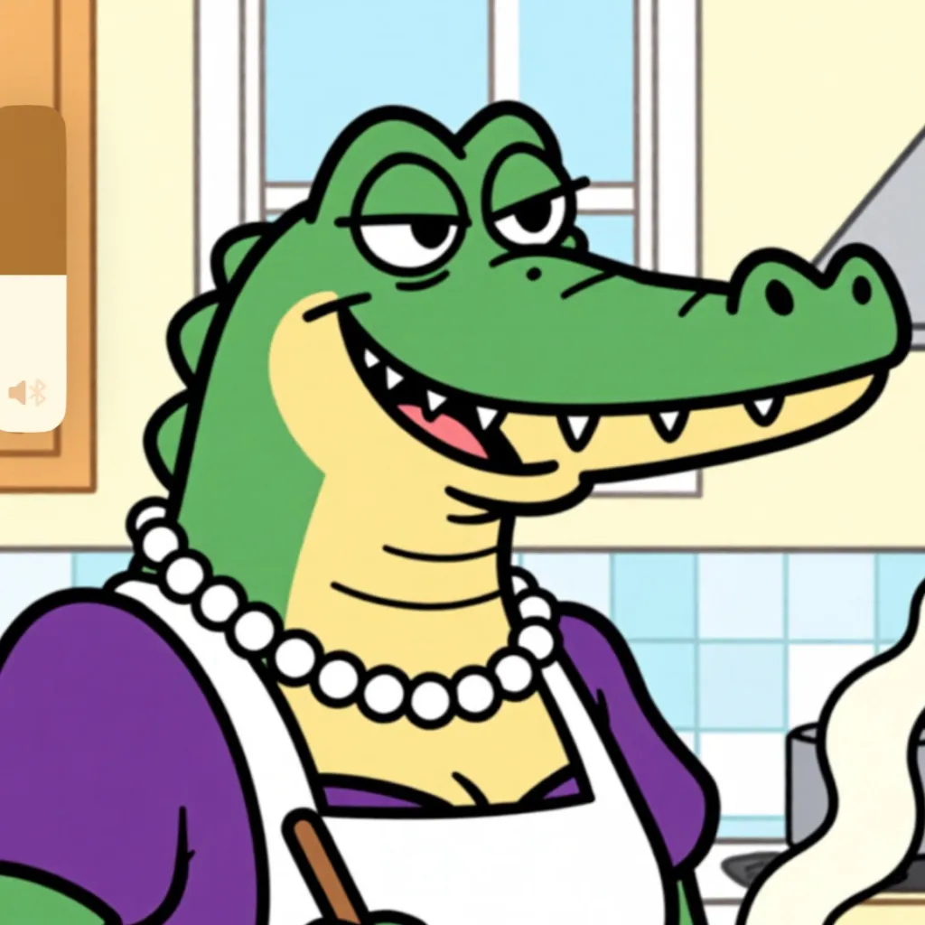 chat with ai character: Madame crocodila 