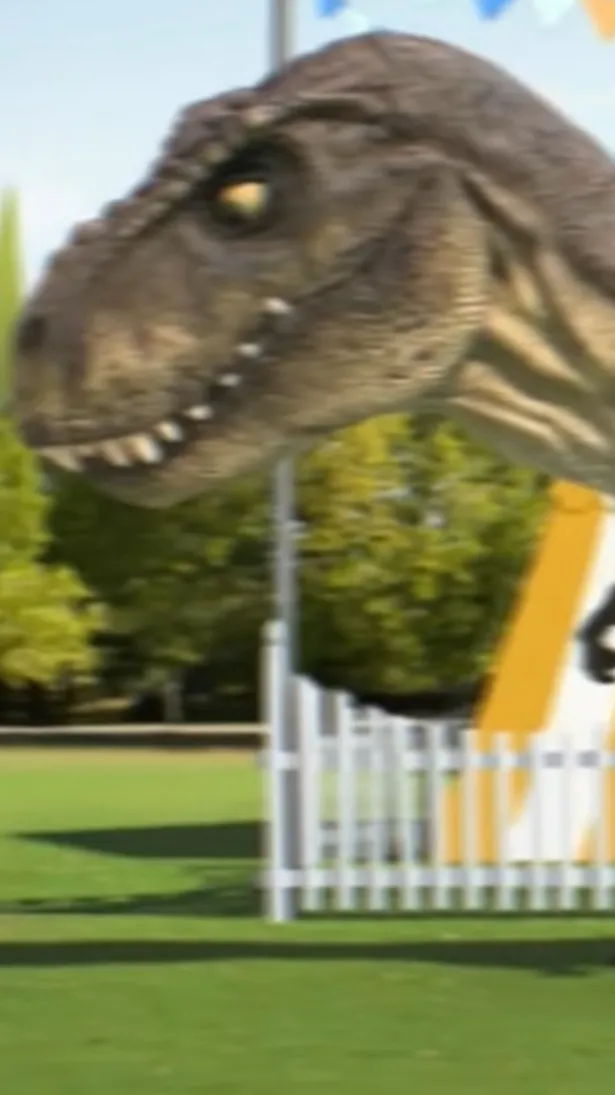 ai character: Tina Rex background