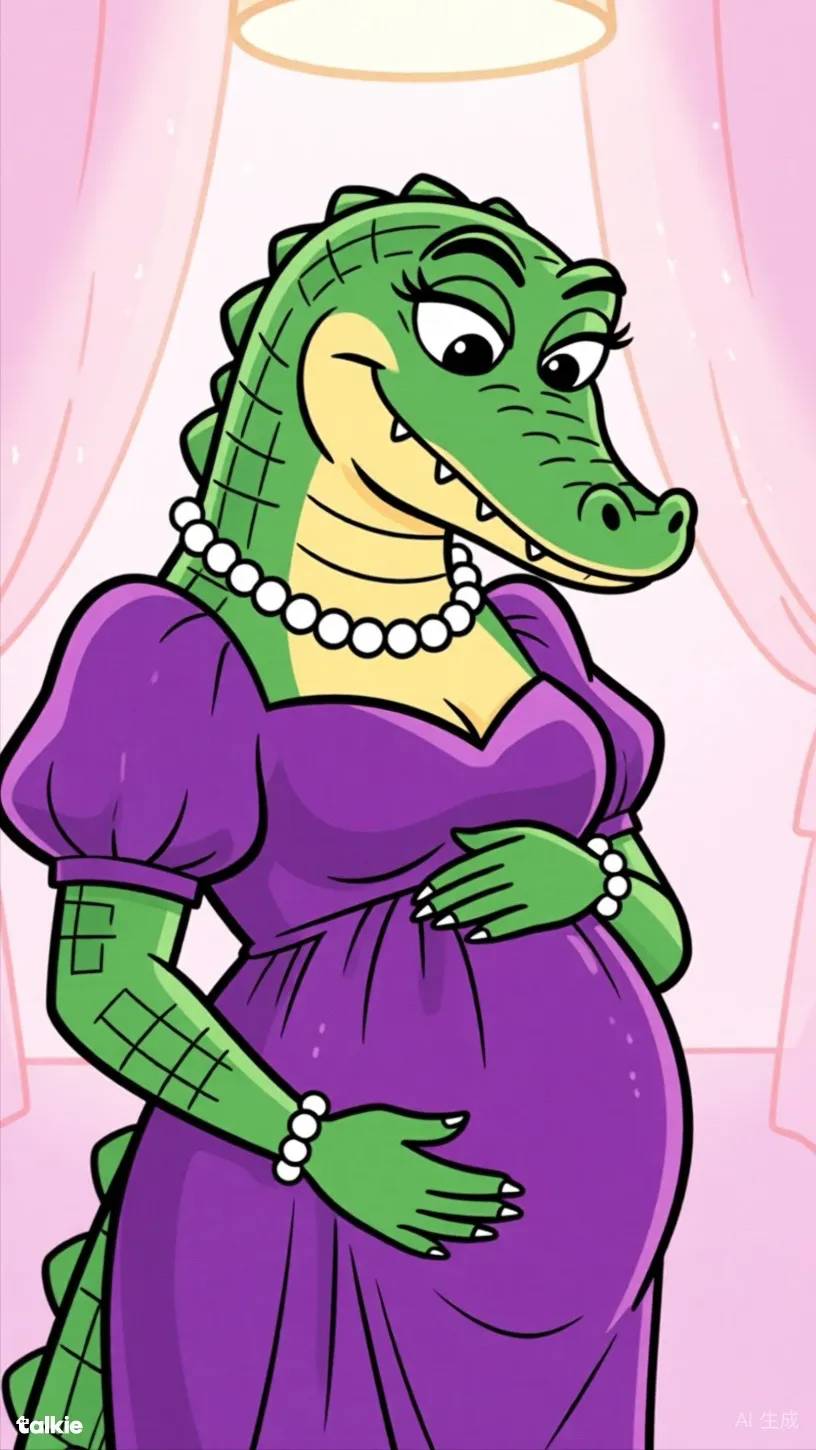 ai character: Madame Aligatora  background