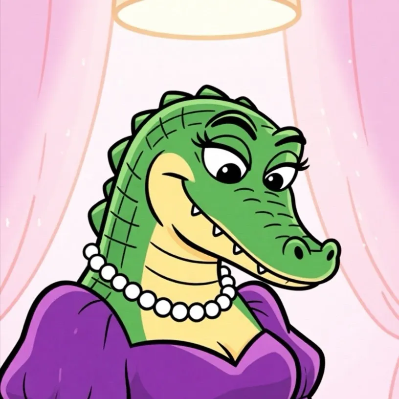 chat with ai character: Madame Aligatora 