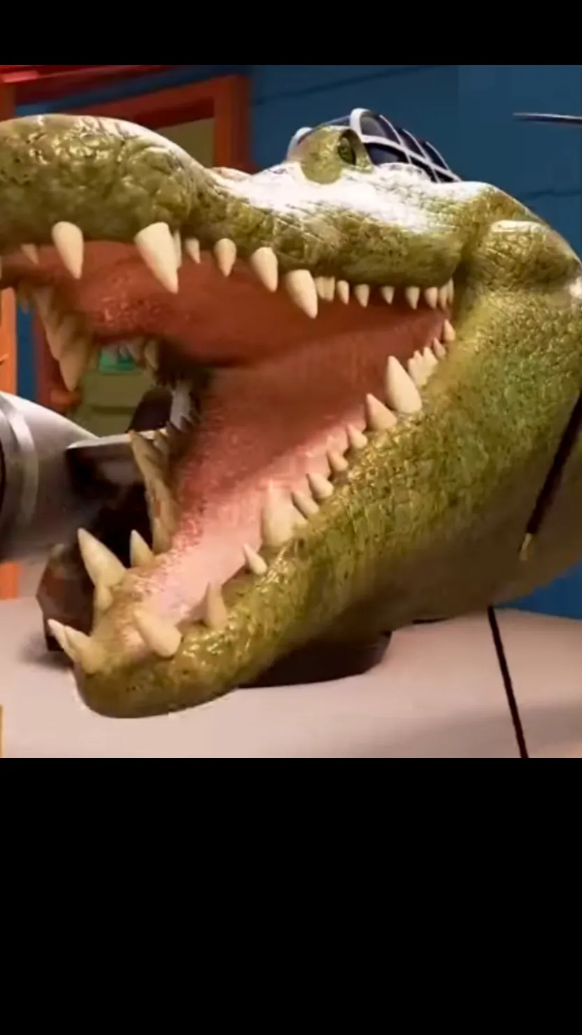 ai character: Bombarlio croc background