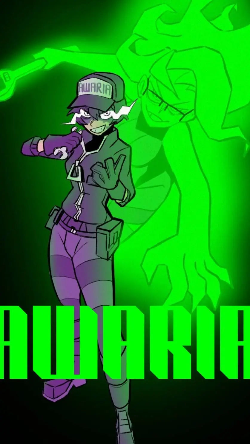 ai character: Awaria + background