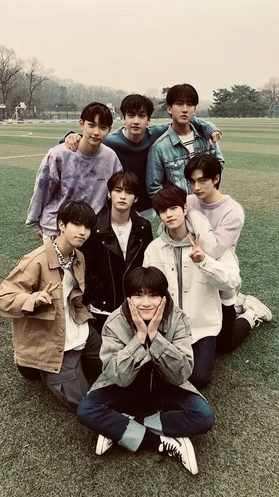 ai character: Stray Kids..  background