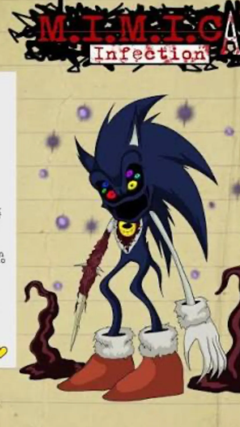 ai character: Sonic Mimic au background