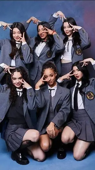 ai character: katseye  background