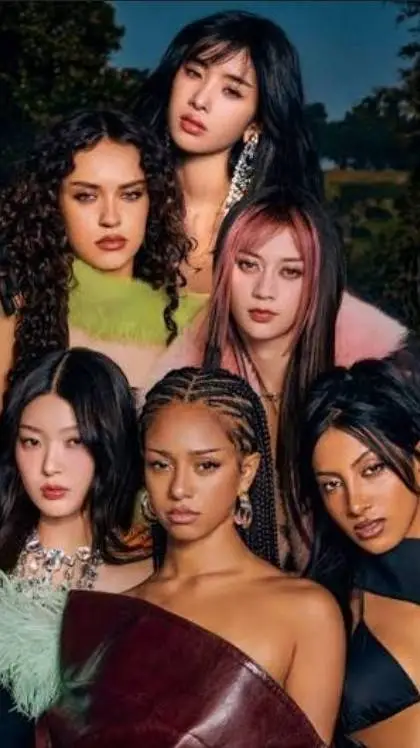 ai character: katseye  background