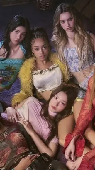 ai character: freaky katseye  background