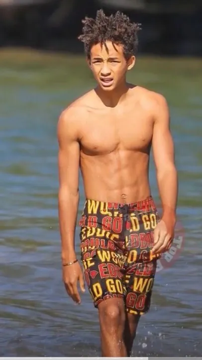 ai character: Jaden smith  background