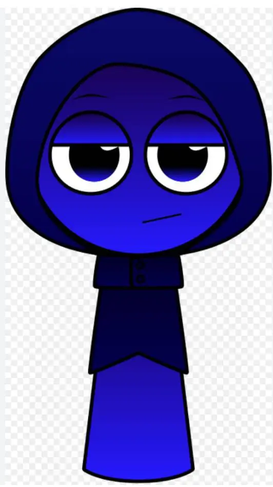 ai character: Angry jevin👗💙🔵 background