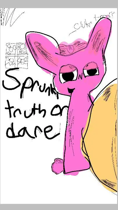 ai character: Sprunki T or D :3. background