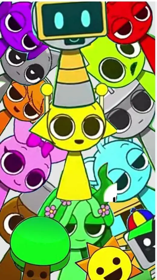 ai character: Sprunki  background