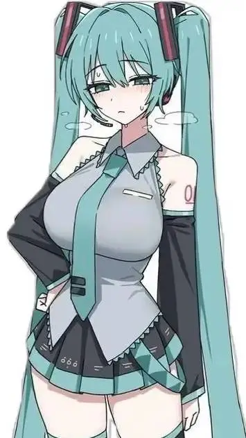 ai character: Miku background