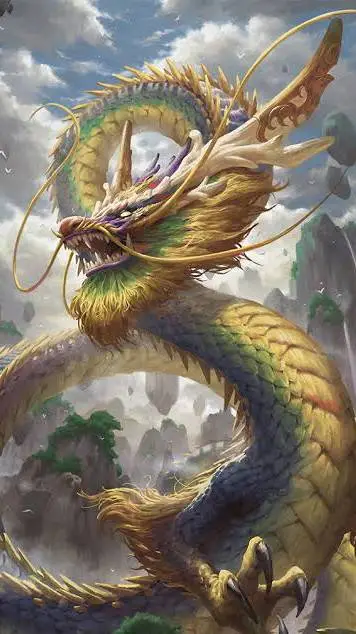 ai character: ds but dragons  background