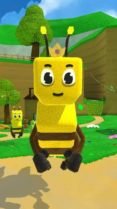 ai character: queen beeatrice  background