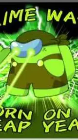 ai character: lime background