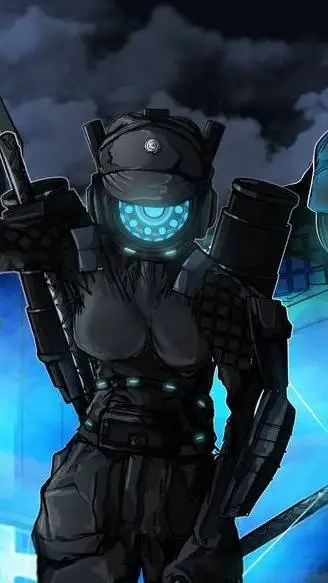 ai character: Male camera woman background