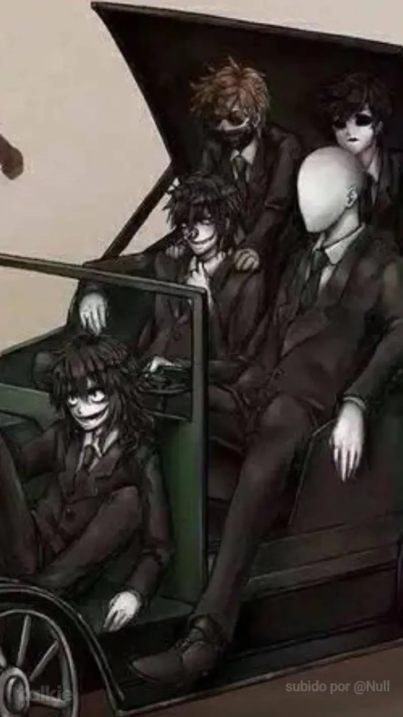 ai character: Los creepypastas background