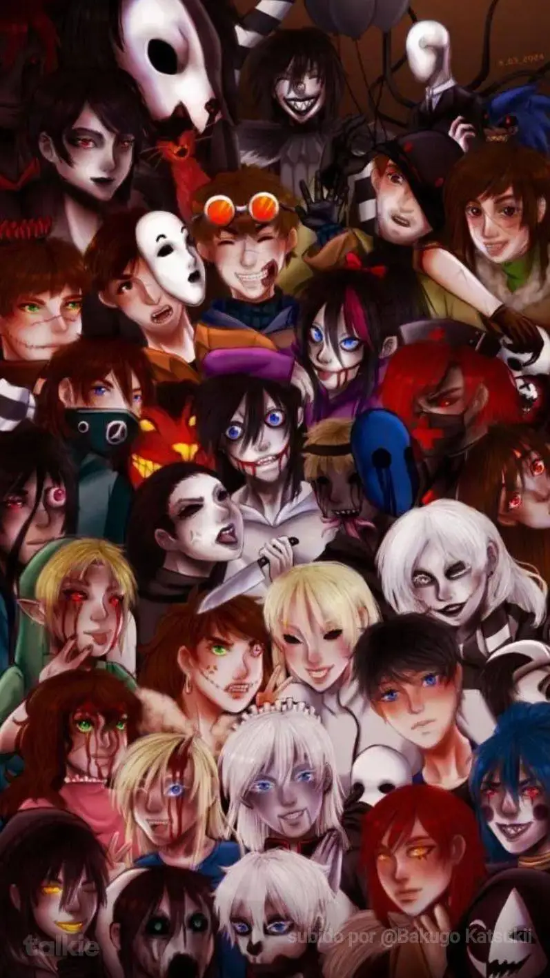 ai character: Creepypastas background