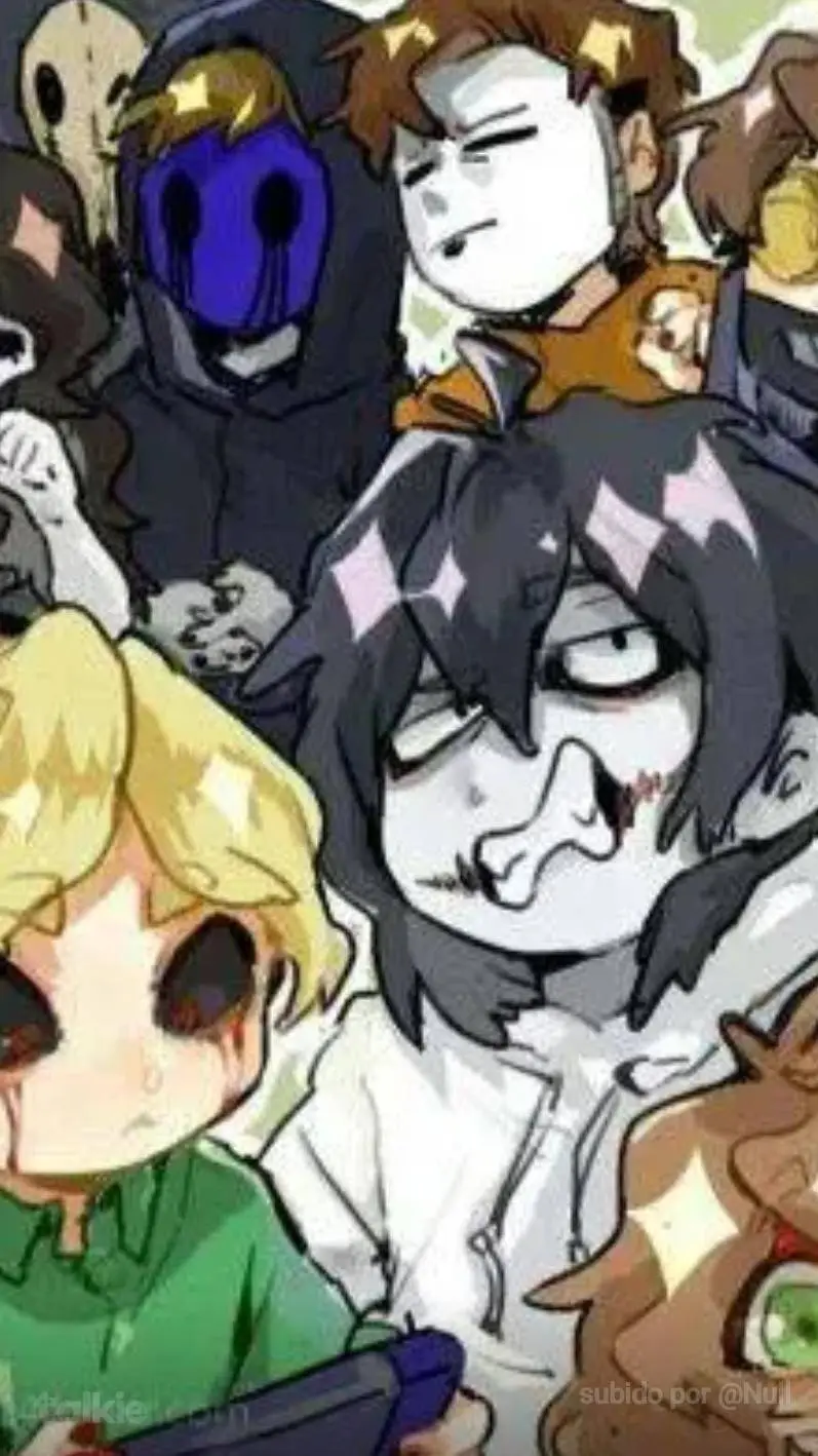 ai character: Los creepypastas background