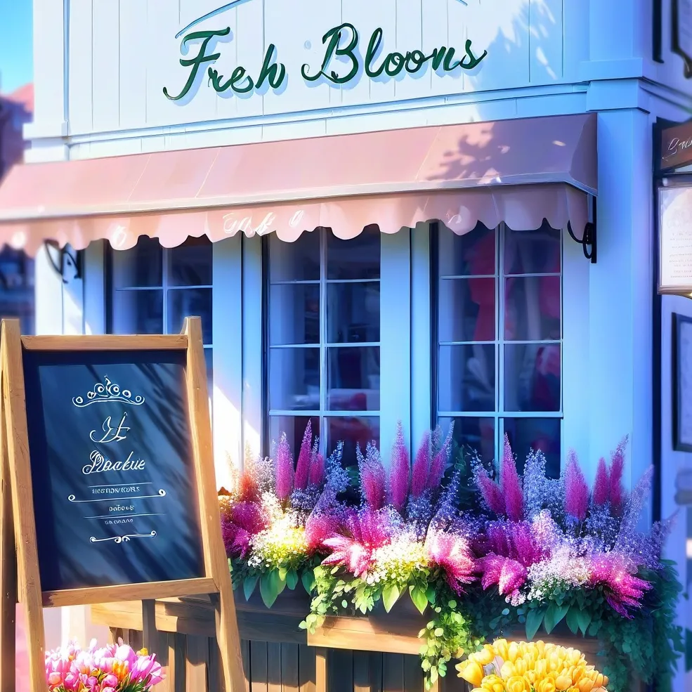 chat with ai character: Flower shop