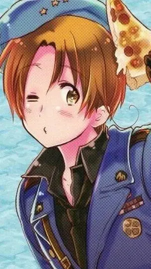 ai character: Feliciano/ Italy background