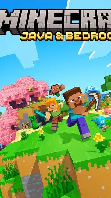 ai character: Minecraft roadtrip background