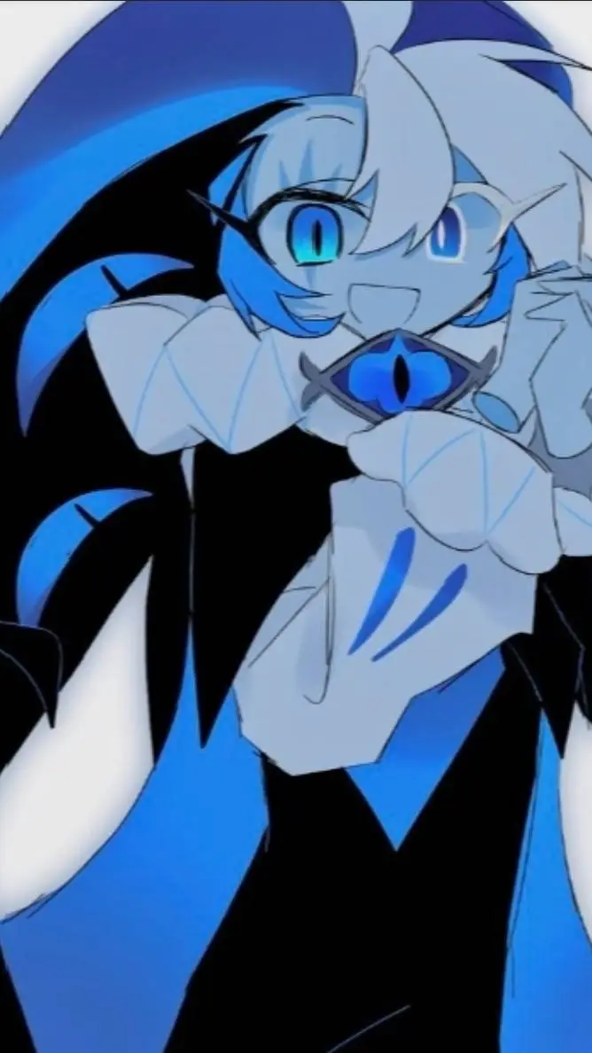 ai character: shadow milk cookie background