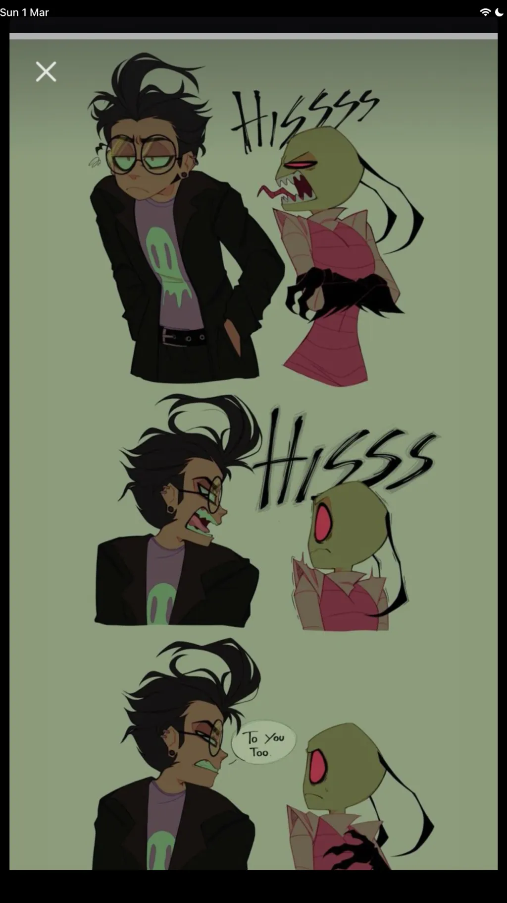 ai character: Dib background