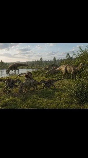 ai character: Dinosaur Survival background