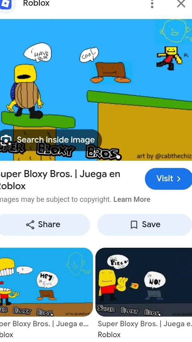 ai character: Super Bloxy Bros. background