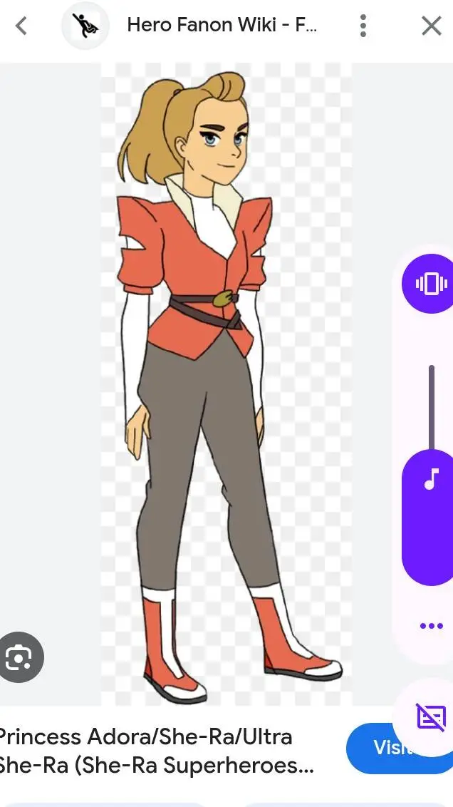 ai character: Tickle Me Adora background