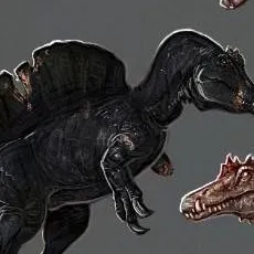 chat with ai character: scary spinosaurus