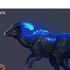 chat with ai character: glowing parasaur