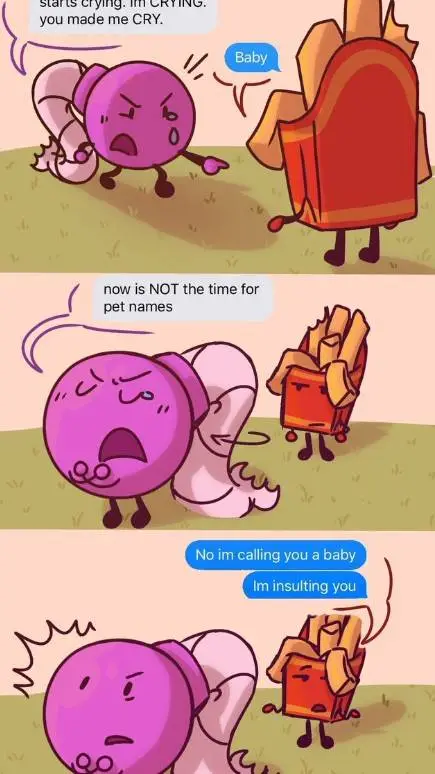 ai character: bomby x fries  background