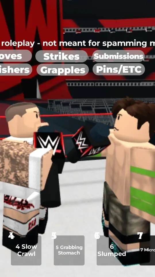 ai character: WWE background