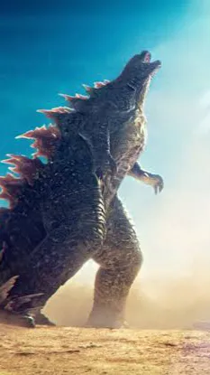 ai character: Godzilla background