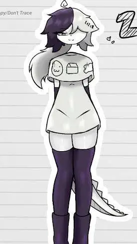 ai character: ★🦖🤍zip🤍🦖★ background